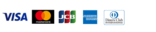 VISA, Mastercard, JCB, American Express, Dinners Club